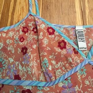 Laundry, 100% silk, floral dress. Size 4.